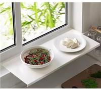 Extensor de alféizar de ventana magnético, cubierta de espacio de acero al carbono, placa de extensión de relleno de espacio estrecho for espacios pequeños, fácil instalación, resistente al agua(White