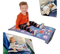 Extensor de asiento de avión para niños - Reposapiés y cama de avión para niños - Viajar con niños más fácil - Extensor de asiento de avión para niños pequeños y esenciales para avión - Hasta 5 años