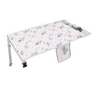 Extensor de asiento de cama para niños con bolsillo de malla de almacenamiento, disfruta de la comodidad y espacio para las piernas para viajes, cama de viaje largo para niños pequeños