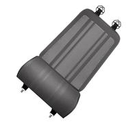 Extensor de asiento de coche - 24.41x14.96 pulgadas para pierna espuma para conducción diaria, viajes largos con comodidad sin deslizamiento, accesorio de vehículo para SUV, camión, RV, negro la