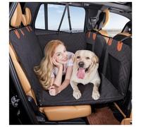 Extensor De Asiento Trasero For Perros - Funda De Asiento De Coche For Perros Funda De Asiento De Coche Impermeable Y Plegable, Funda De Asiento Trasero Antideslizante Con Fondo Duro For Coches, Camio