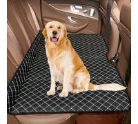Extensor De Asiento Trasero para Perros, Funda De Asiento De Coche para Perros De Fondo Duro para Asiento Trasero, Hamaca para Perros 100% Impermeable para Coche, Camión, SUV,B