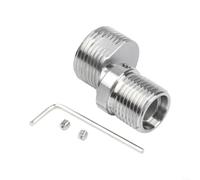 Extensor de cabezal de ducha ajustable de 54 a 80 mm, ajuste telescópico, pie curvado de 4 cm