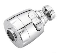 Extensor de cabezal de pulverización giratorio para grifos de cocina estándar con función de minimización de salpicaduras y flujo de agua constante (B)