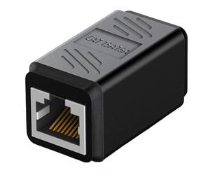 Extensor de cable Ethernet: acoplador hembra RJ45, adaptador de red de alta velocidad, módulo de conexión Cat7 Cat6 Cat5e, unión de cables segura | Accesorio de instalación de red, adecuado para parch