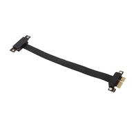 Extensor de Cinta para Tarjeta Vertical PCIE, ángulo Móvil 8 Gbps PCIE 3.0 1X Cable de Expansión Velocidad Completa Flexible para Tarjeta Gráfica para Tarjeta de Red (10cm)