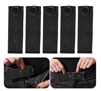 Extensor de cintura ajustable, extensor de botón elástico, extensión de cintura para pantalones, pantalones vaqueros embarazados