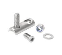 Extensor de desviador delantero, palanca de cambios de montaje, palanca de cambios de velocidad de bicicleta de acero inoxidable, palanca de cambios delantera universal, juego de piezas de repuesto