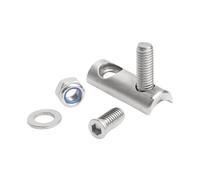 Extensor de desviador delantero para bicicleta de carretera, piezas de acero inoxidable, ajuste de precisión, extensor de colgador con diseño ajustable, accesorio de bicicleta de fácil instalación