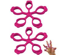 Extensor de ejercitador de Dedos, 2 uds., Bandas elásticas de Resistencia para Manos, fortalecedor, Extensores de Silicona, Banda de Entrenamiento