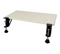 Extensor de escritorio, bandeja de teclado ajustable con abrazadera, drer de teclado plegable, plataforma de soporte de codo, color 2, 65 x 30 cm para mayor comodidad y espacio.