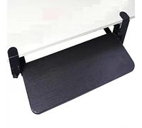 Extensor de Escritorio， Bandeja for Teclado Rosa, Estante de Almacenamiento, Plataforma Deslizante Madera, ergonómica for, extensión Escritorio Ajustable(Black,68 * 24Cm/27 * 9Inch)