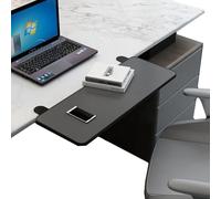Extensor De Escritorio Ergonómico, Bandeja De Teclado Plegable Soporte Para Reposabrazos De Mesa Plataforma Extensión Teclado, Fácil Instalación, Para Trabajar, Estudiar Y Ju(Size:52*25CM,Color:Negro)