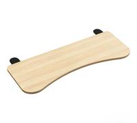 Extensor de Escritorio ergonómico Estante de Escritorio con Abrazadera con Bandeja for Teclado y Soporte for ratón Fácil de Instalar Ahorra Espacio for Juegos y Estudio(Walnut,75x24cm)