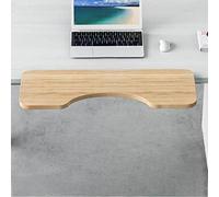 Extensor de escritorio ergonómico, plataforma de teclado plegable para escritorios y mesas, extensión de escritorio de madera fácil de instalar (55 x 24 cm), perfecta para oficina en casa y espacio de