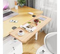 Extensor de escritorio expandible, extensión de mesa plegable, sin taladro, uso cómodo para el hogar, oficina y escritorios de juegos, perfecto para espacios de trabajo, solución de ahorro de espacio