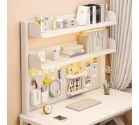 Extensor de Escritorio for estación de Trabajo con Tablero Perforado, Panel for Escritorio de Juegos, estantería de Escritorio con Clip, Estante Organizador de Escritorio con Abrazadera for el hogar,