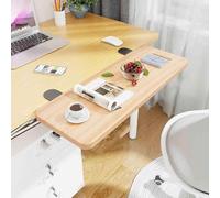 Extensor de escritorio plegable, abrazadera ergonómica para bandeja de teclado, diseño que ahorra espacio, fácil de limpiar, resistente y para escritorios y cocinas de oficina en casa, instalación sin