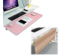 Extensor de Escritorio， Reposabrazos de Escritorio Plegable, Bandeja for Teclado, Panel extensión ergonómico, organización Oficina, Ahorro Espacio(Pink,65 * 25Cm(26 * 10In))