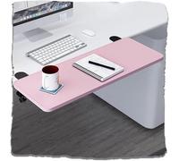 Extensor de Escritorio， Reposabrazos Plegable for computadora, Plataforma ergonómica for Teclado de 25 y 30 Pulgadas(Pink,30"/75cm)