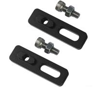 Extensor de freno de bicicleta plegable Aleación de aluminio 20-25mm Extensión para Dahon Frame Acero y Aluminio Tipos (negro)