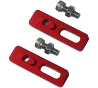 Extensor de freno de bicicleta plegable Aleación de aluminio 20-25mm Extensión para Dahon Frame Acero y Aluminio Tipos (rojo)