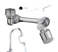 Extensor de grifo, aireador giratorio de filtro de salpicaduras de baño, piezas de repuesto, para cocinas, escuelas, cabezal de lavado facial, niños, adultos, hogar, ancianos, boquilla giratoria