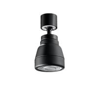 Extensor de grifo cocina giratorio 360 grados, a prueba salpicaduras, ahorrador agua, burbujeador universal con función filtro, boquilla para Cocina(Black)