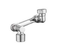 Extensor de grifo con rotación universal de 1080°, cabezal rociador, brazo robótico, grifo mezclador, aireador, burbujeador, boquilla de grifo de agua.(Dual mode)