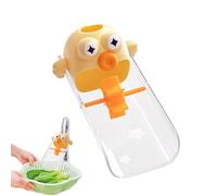 Extensor de grifo de baño - 7,8x6,2x14,5 cm en forma de U, a prueba de salpicaduras, goma termoplástic PP+silicona Linda guía para grifo de agua | Extensor de fregadero de cocina y baño para niños, l