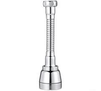 Extensor de grifo de cocina, boquilla de extensión flexible a prueba de salpicaduras, aireador giratorio de ahorro de agua para lavado de fregadero (B)