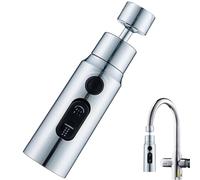 Extensor de grifo de fregadero, práctico accesorio rociador de grifo, extensión de grifo giratorio de 360 grados, cabezal rociador de fregadero ajustable de 3 funciones, accesorios de cocina para el