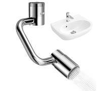 Extensor de grifo giratorio - Accesorio para grifo de 1440 grados - Extensión de espumador de fregadero de 2 modos, para el hogar, la cocina, el baño, el apartamento, el exterior, el huésped