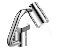 Extensor De Grifo Giratorio - Acero Inoxidable 13,5x8,5x2,5cm | Adaptador De 1440 Grados Con Brazo Robot En Forma De U De 2 Modos | Extensión De Aireador De Grifo Flexible Para Cocina, Baño, Dormitori