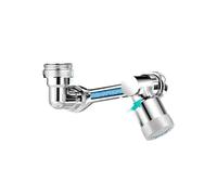 Extensor de grifo giratorio de 1080°, boquilla rociadora, mezclador de baño universal, aireador, 2 modos de pulverización
