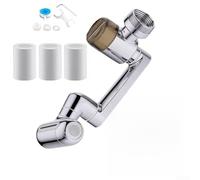Extensor de grifo giratorio, permite una rotación de 1080 grados para un enfoque de agua de precisión con 4 opciones de flujo y filtro de agua integrado