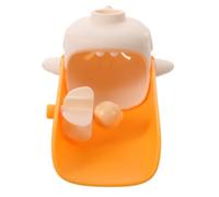 Extensor de Grifo Infantil Animal de Silicona Naranja para Lavado | Diseño Caricaturesco de Ballena, Instalación Rápida, Uso en Grifos Dobles y Apoyo para Baño