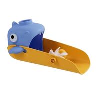 Extensor de grifo para fregadero de baño, diseño de tiburón, extensor de grifo de agua de extensión larga, accesorio de fregadero, ayudante de lavado a mano para bañera de boquilla de baño, cubierta