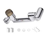 Extensor de grifo para lavabo, de filtro de agua de 4 chorros, con filtro y aireador giratorio ajustable de 1080 grados, para cocina, baño, ducha, hotel, dormitorio, apartamento