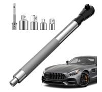 Extensor de llave con bisagras | Llave de trinquete remota - Adaptador flexible para taladro de 13 mm con 4 casquillos para fontanería construcción renovación doméstica