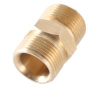 Extensor de manguera de latón para lavadora a presión M22 de 15 mm a M22 de 14 mm macho, fácil instalación, conector de extensión de manguera de alta presión, adaptador de lavadora a presión