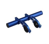 Extensor de manillar de bicicleta de aleación de aluminio con espaciador, diseño antideslizante para un montaje seguro en manillares de 31 8 mm y 25 4 mm, soporte de extensión de 100 mm y 200 mm (100