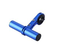 Extensor de manillar de bicicleta para bicicleta, lámpara de luz de extensión para teléfono de computadora, soporte para luz de teléfono y GPS en MTB (azul, 10 cm)
