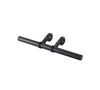 Extensor de manillar de bicicleta para bicicleta, lámpara de luz de extensión para teléfono de computadora, soporte para luz de teléfono y GPS en MTB (negro, 30 cm)