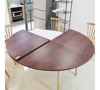 Extensor de Mesa Grande, Plegable, Redondo, de 4 Pliegues, de Madera Maciza para Exteriores, para 10-20 Invitados, sándalo Rojo, 120 cm/47,2 Pulgadas, cenas y Eventos.