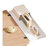 Extensor de mesa para escritorio, extensor de escritorio Soporte de soporte | Soporte de brazo de codo plegable, bandeja de teclado de la computadora con