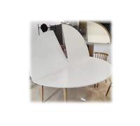 Extensor de mesa redonda plegable ajustable, solución de comedor portátil para espacios compactos, ideal para apartamentos y uso al aire libre (130 cm)