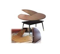 Extensor De Mesa Redonda Plegable Tablero De Mesa Temporal De Repuesto De Madera para Apartamentos Pequeños, Salas De Estar Y Fiestas; Amplía El Espacio para Comer(A,150cm/59)