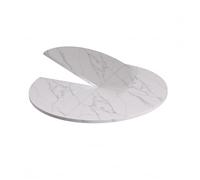 Extensor De Mesa Redonda Plegable Tablero De Mesa Temporal De Repuesto De Madera para Apartamentos Pequeños, Salas De Estar Y Fiestas; Amplía El Espacio para Comer(E,130cm/51)