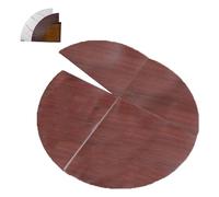 Extensor de mesa redondo plegable de madera para cenas familiares, de 63 a 79 pulgadas, perfecto para catering y eventos